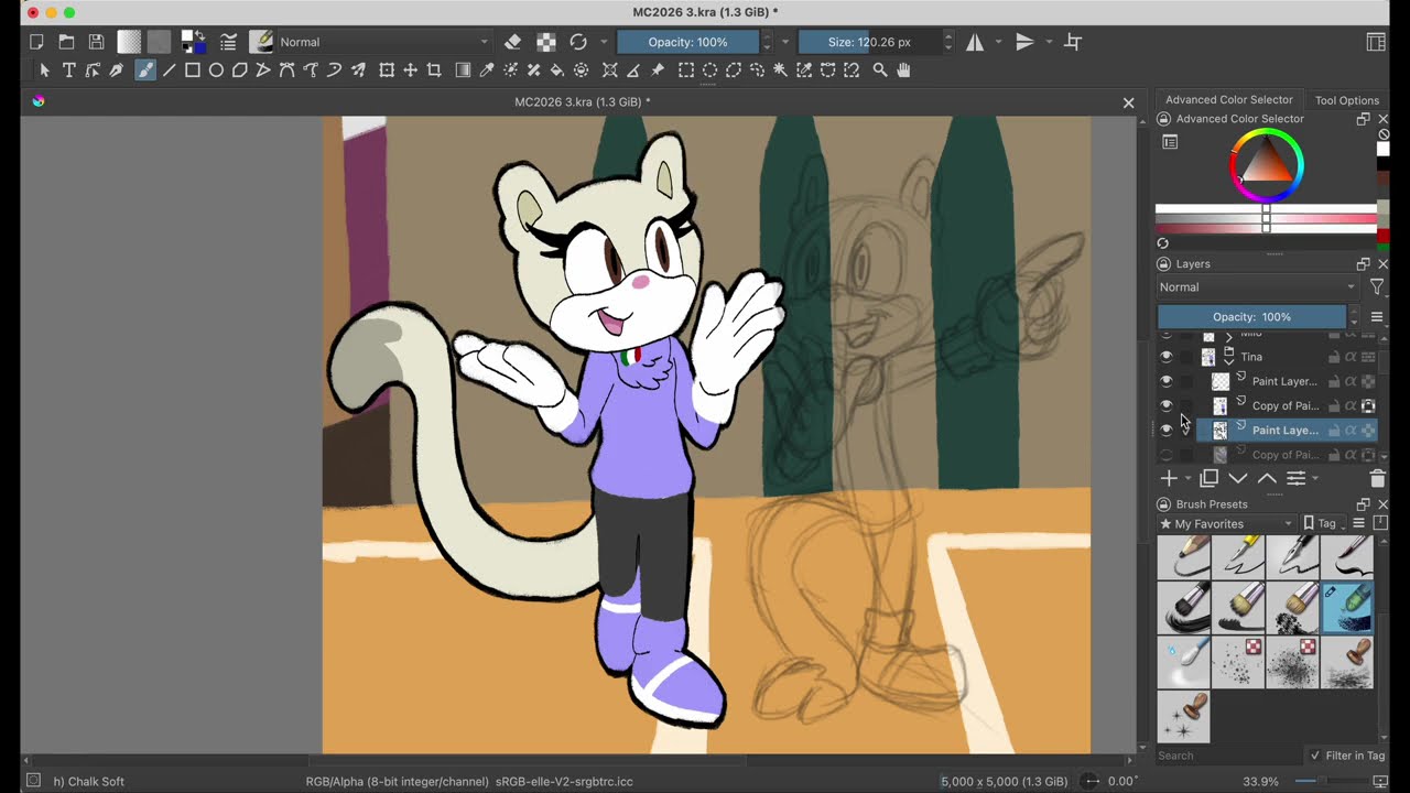 Tina and Milo get Sonic-ized for the 2026 Games (Sonic and Olympics fan art)