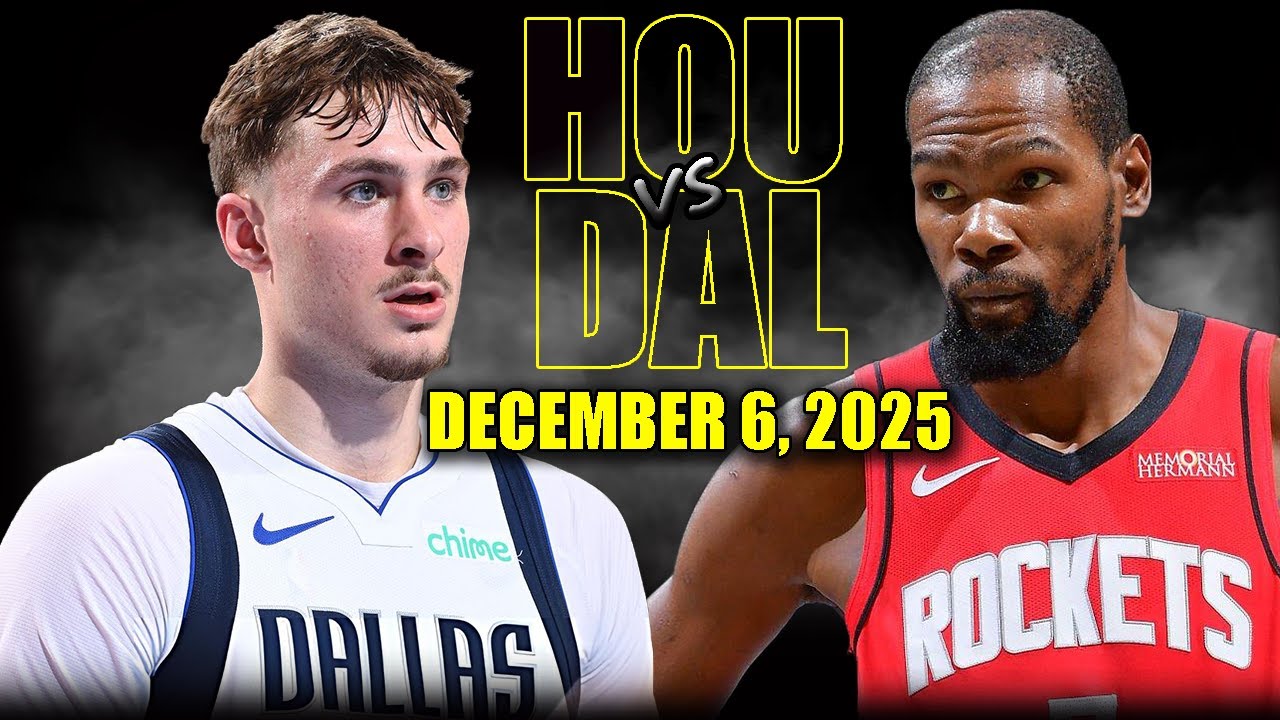 Houston Rockets vs Dallas Mavericks Full Game Highlights &ndash; December 6, 2025 | NBA Season