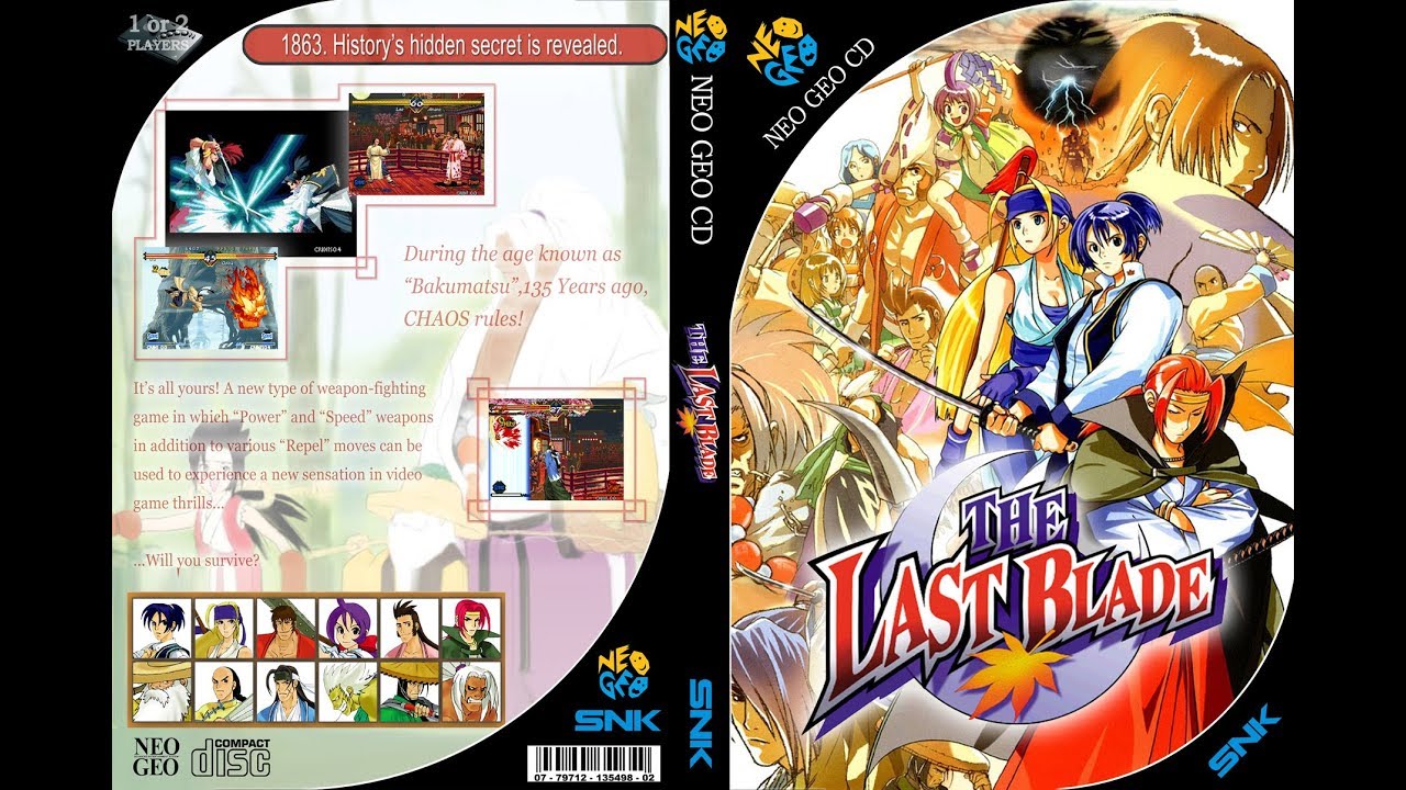 All endings The Last Blade 月華劍士 (neo geo arcade) HD 全角色結局