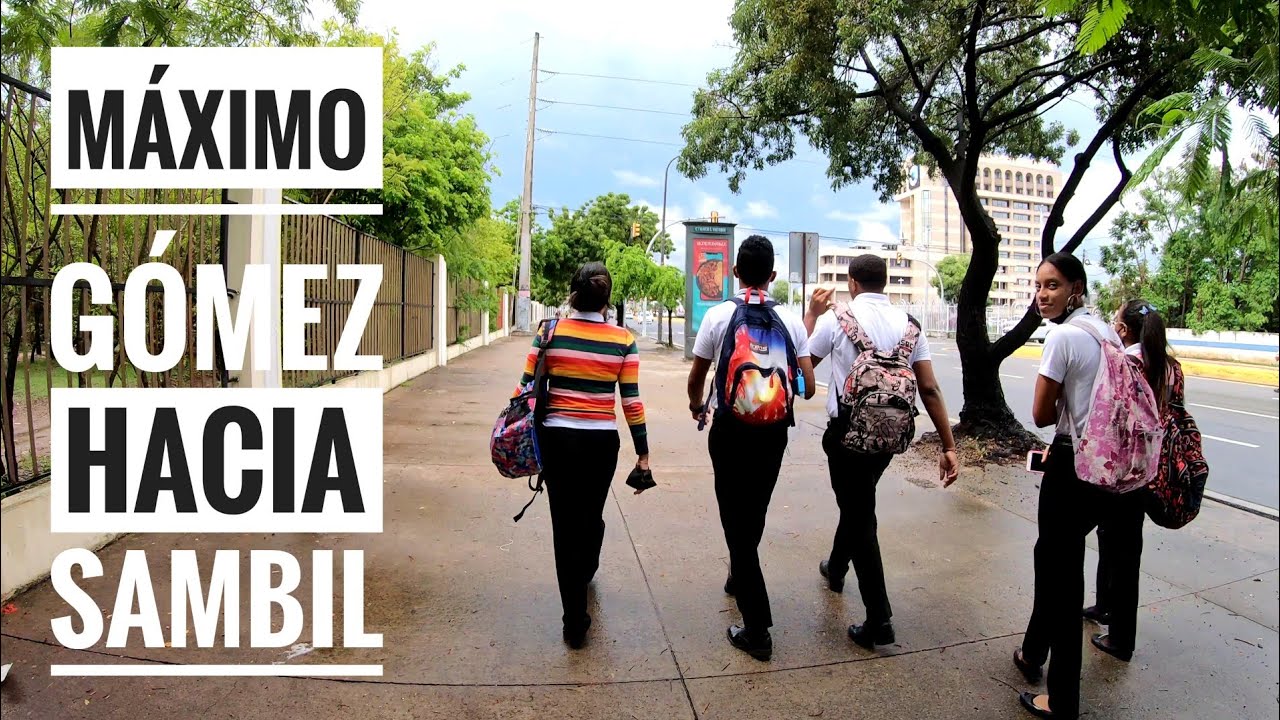 Caminando en la Av. Máximo Gómez hacia SAMBIL 2022 4k | Mister Yanikeke