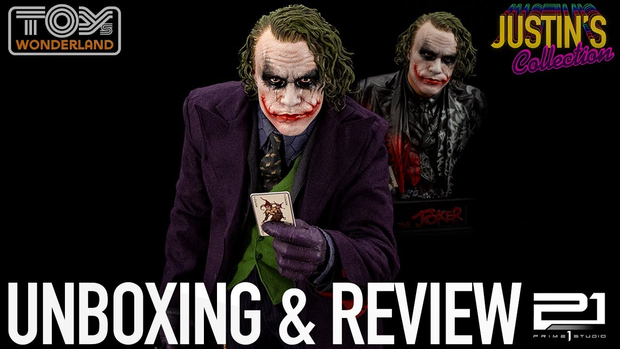 Prime 1 Joker Bust The Dark Knight 1/3 Scale Statue Unboxing & Review