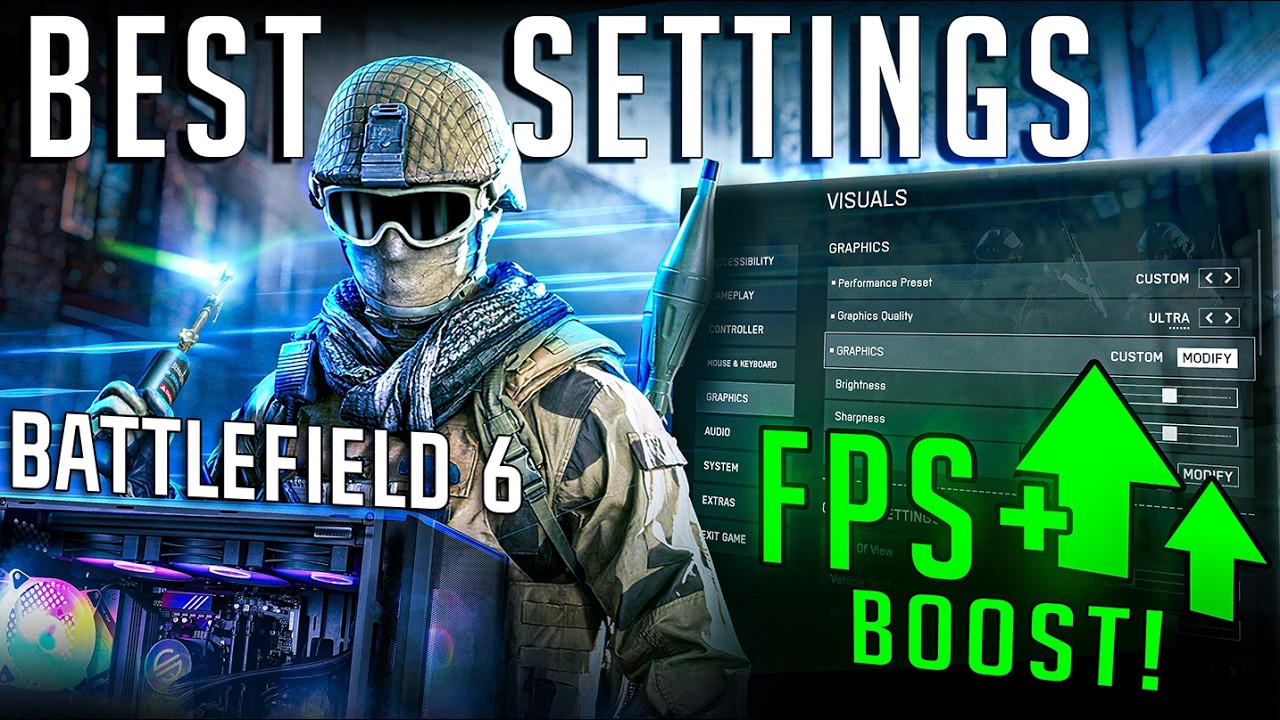 Полное руководство по настройкам REDSEC/Battlefield 6 (графика, NVIDIA, контроллер, мышь и многое...