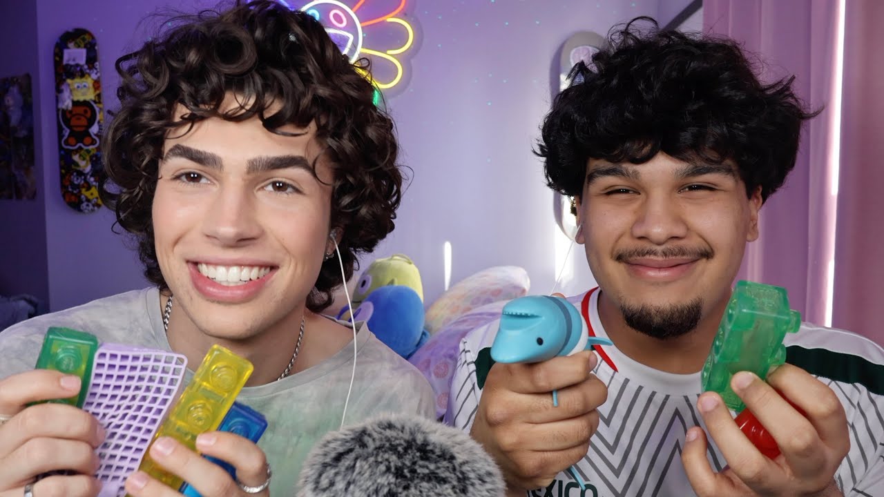 Doing ASMR with My Gym Crush