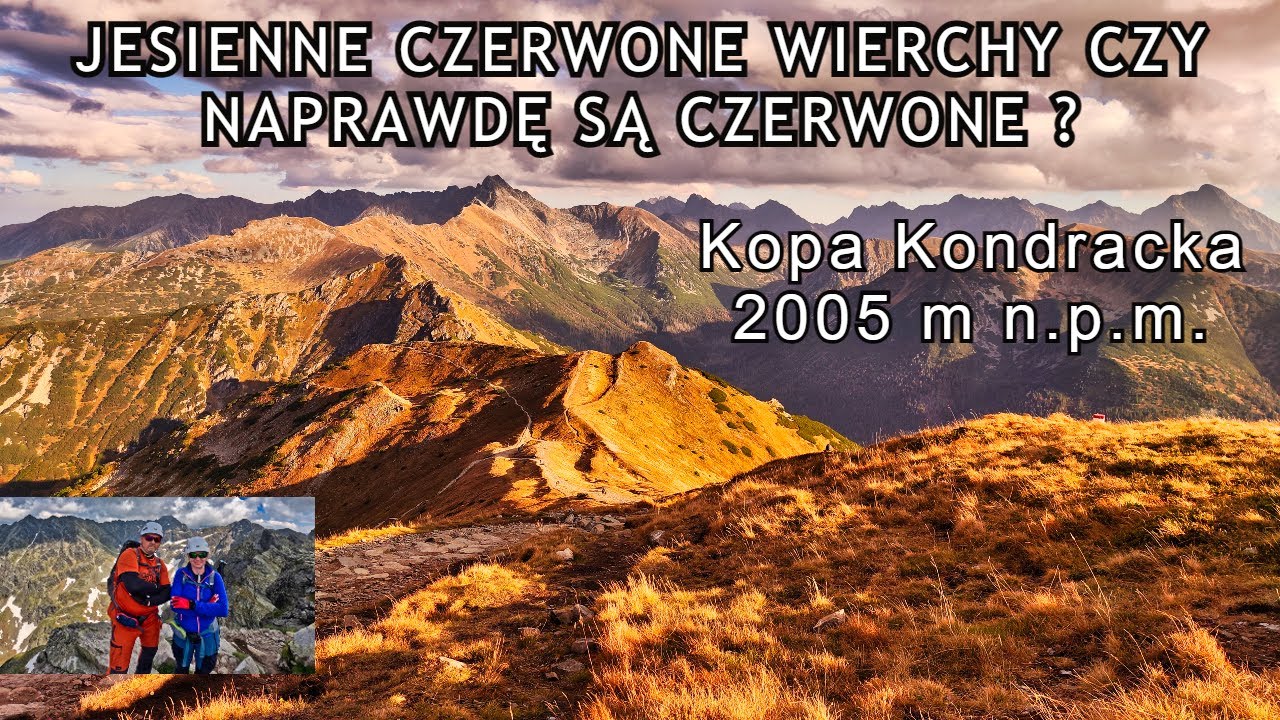 Kopa Kondracka 2005 m n.p.m. Z Hali Kondratowej (Jesień) Czerwone Wierchy