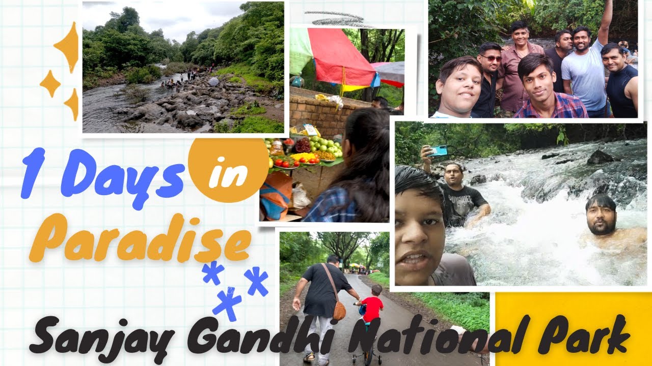 Sanjay Gandhi National park July 2022| National Park Borivali | 😜Funny VLOG national park waterfall