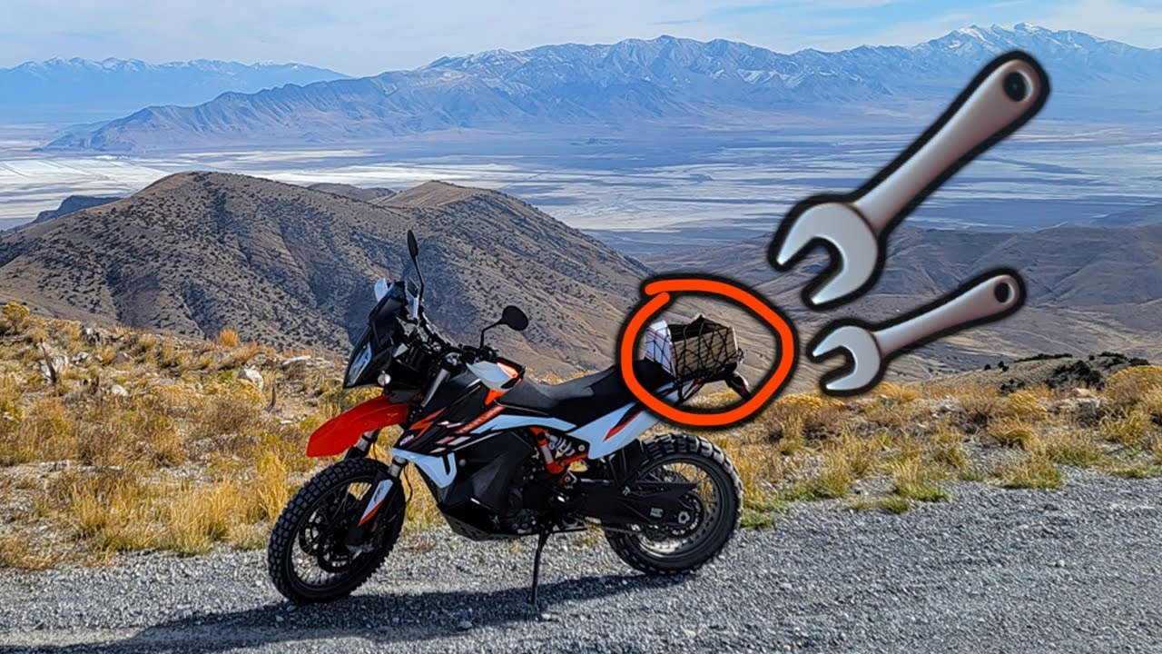 Tusk Top Rack Unboxing and Install on a KTM 890 Adventure R