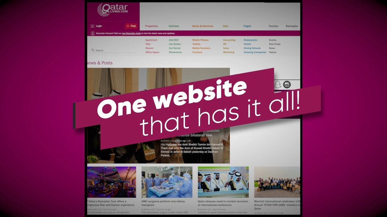 Qatar Living | A Website That Has It All!