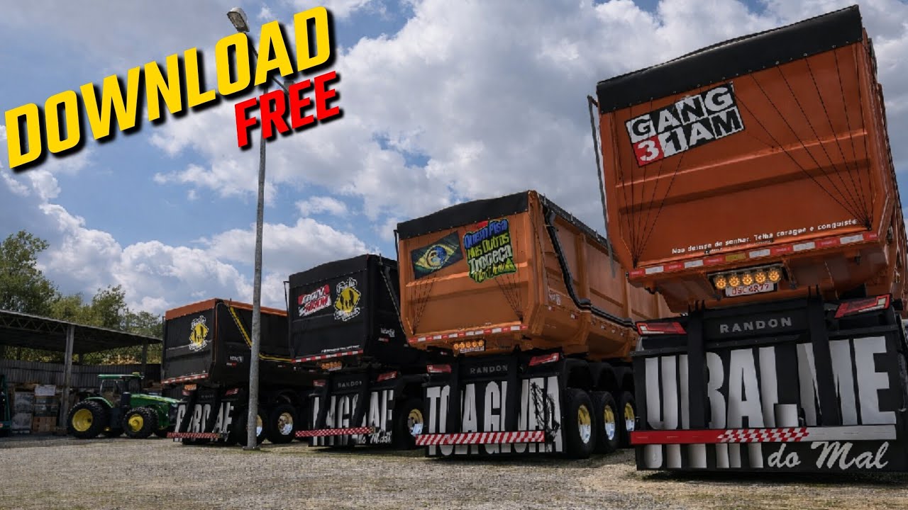 🔥 CARRETA RANDON 4 E 3 EIXOS NO ETS2 1.57 😱 | DOWNLOAD GRÁTIS!
