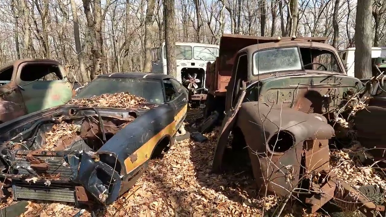 Beautiful junkyard in Pennsylvania March 19, 2022