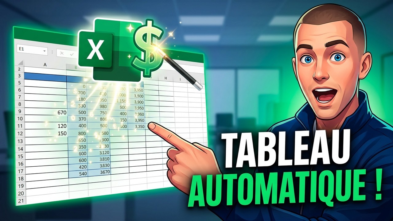 Astuces Excel pour remplir ton tableau automatiquement !