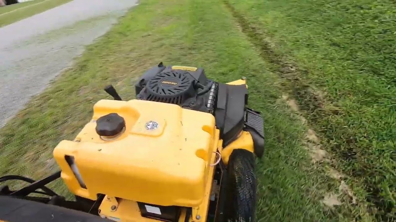 POV Mowing Tall Thick Grass with the Cub Cadet CC 800