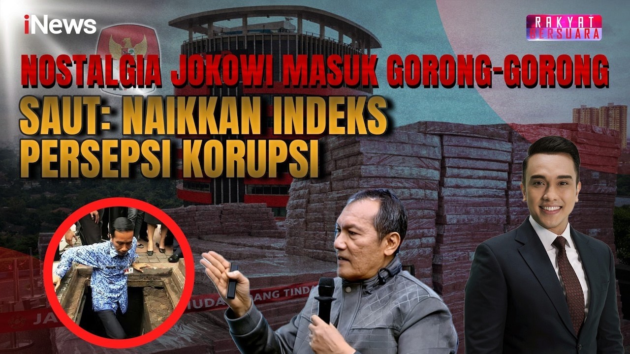 Bahas Pemberantasan Korupsi Indonesia, Saut Situmorang Ungkit Foto Jokowi Masuk Gorong-Gorong