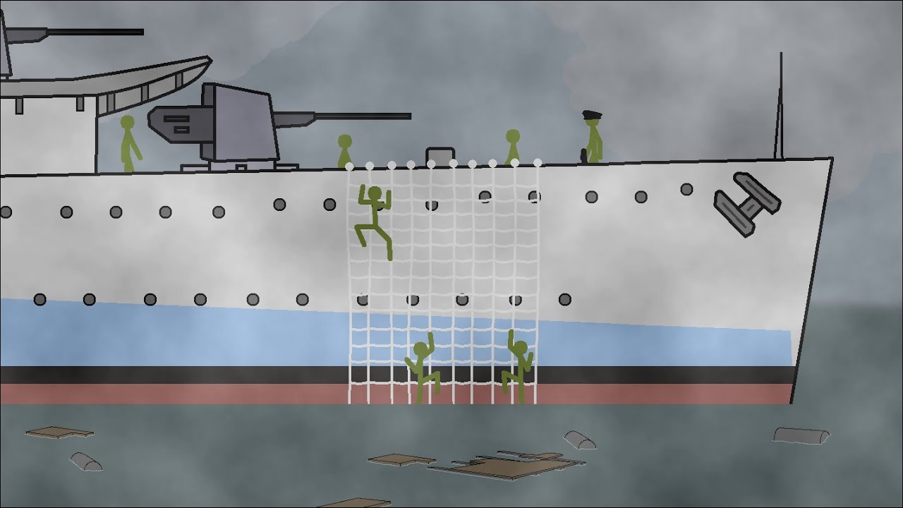 Operation Rhein&uuml;bung || Hunt for the Bismarck - Pivot animation (part 3 - Hood's survivors rescued)