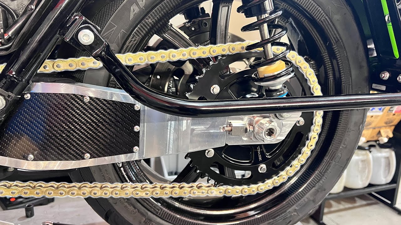 Harley Davidson M8 Chain Drive Conversion MORE POWER