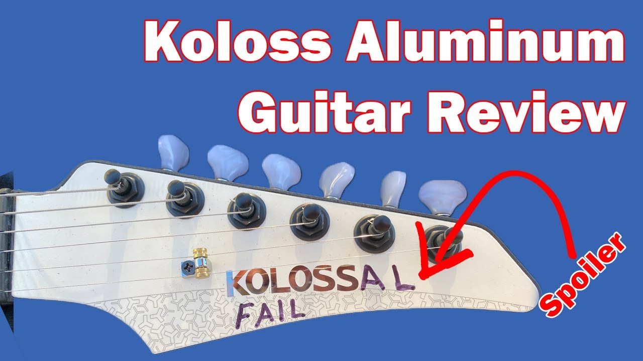 Koloss GT-6 VS Koloss Kit Guitar - Aluminum and Carbon Fiber