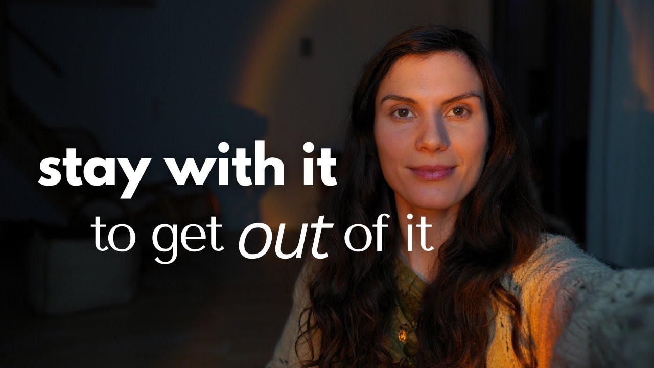 Let it be as it is — this moment doesn't need to be fought