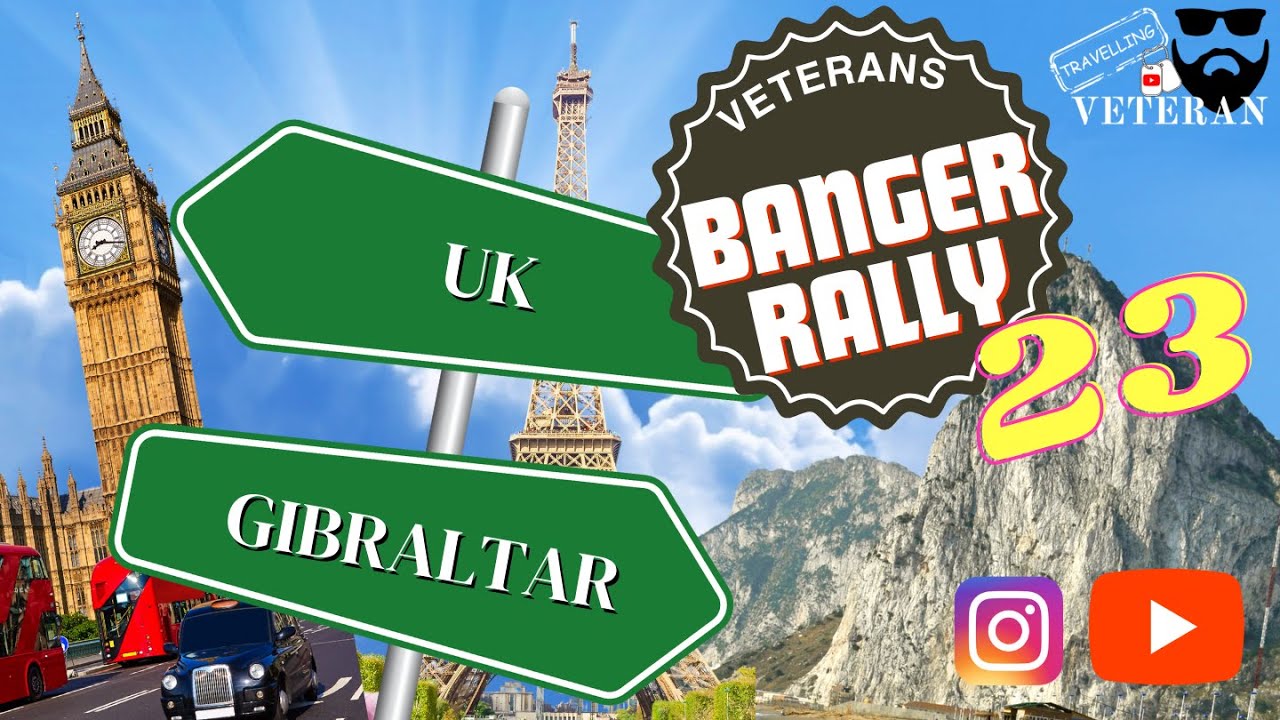 Driving from UK to Gibraltar, 7 days, in a BANGER!  - VBR 23 - Ep 1 - Northampton to Calais.