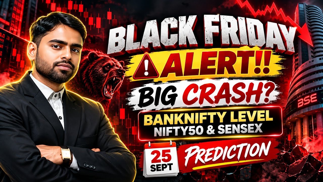 Nifty Sensex prediction for 25 September 2026 Friday | Sensex Expiry | Nifty Prediction for Tomorrow