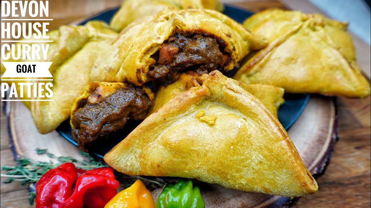 JAMAICAN DEVON HOUSE CURRY GOAT PATTIES