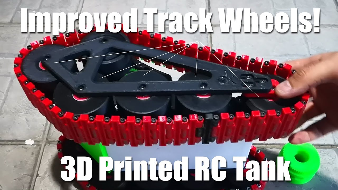 Staind RC Tank Improved Track Wheels Explained