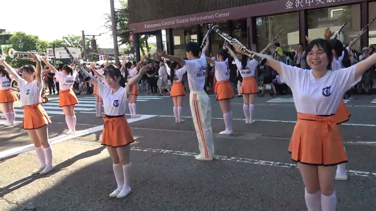 金沢ゆめ街道2025　パレード伴走撮影　🍊Kyoto Tachibana SHS Band  京都橘