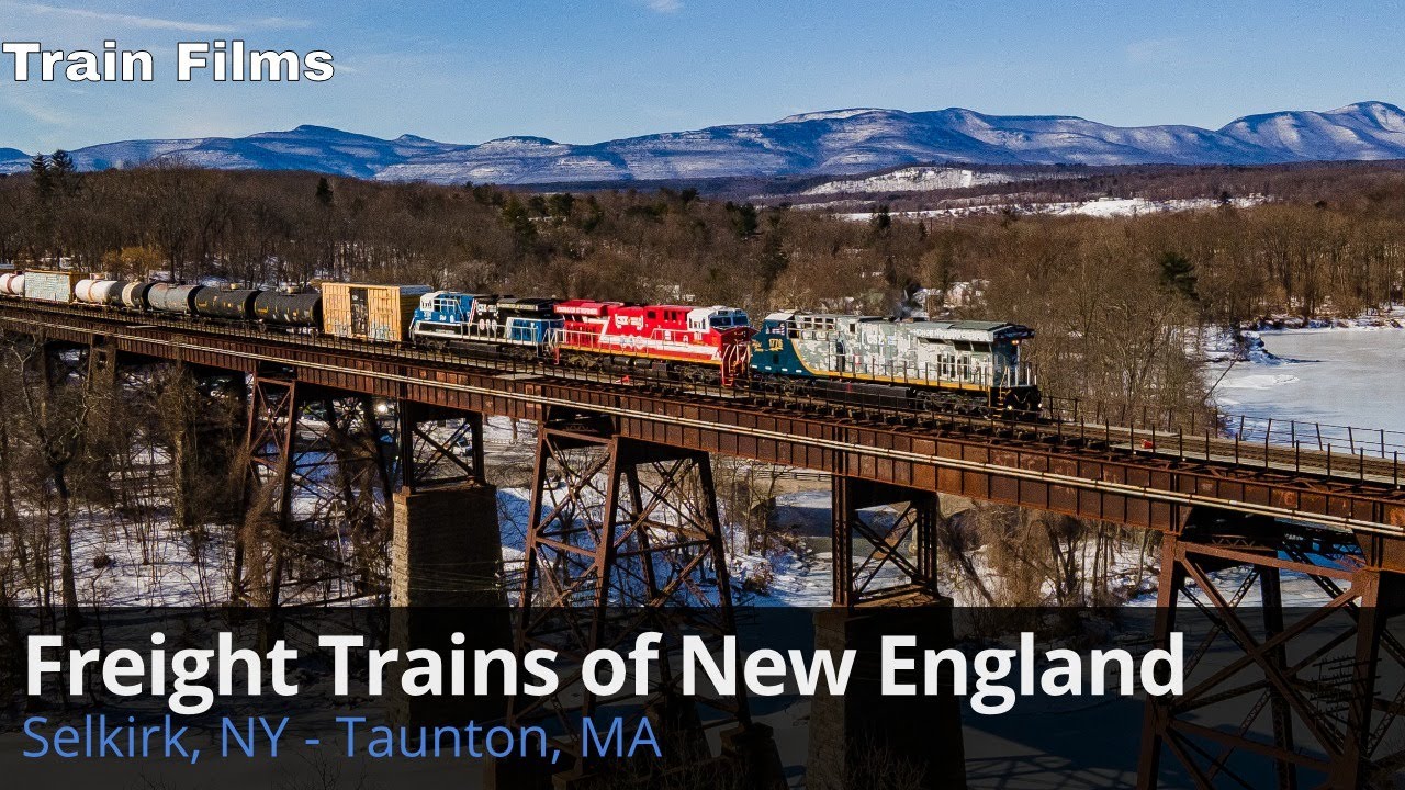 New England Freight Trains Compilation