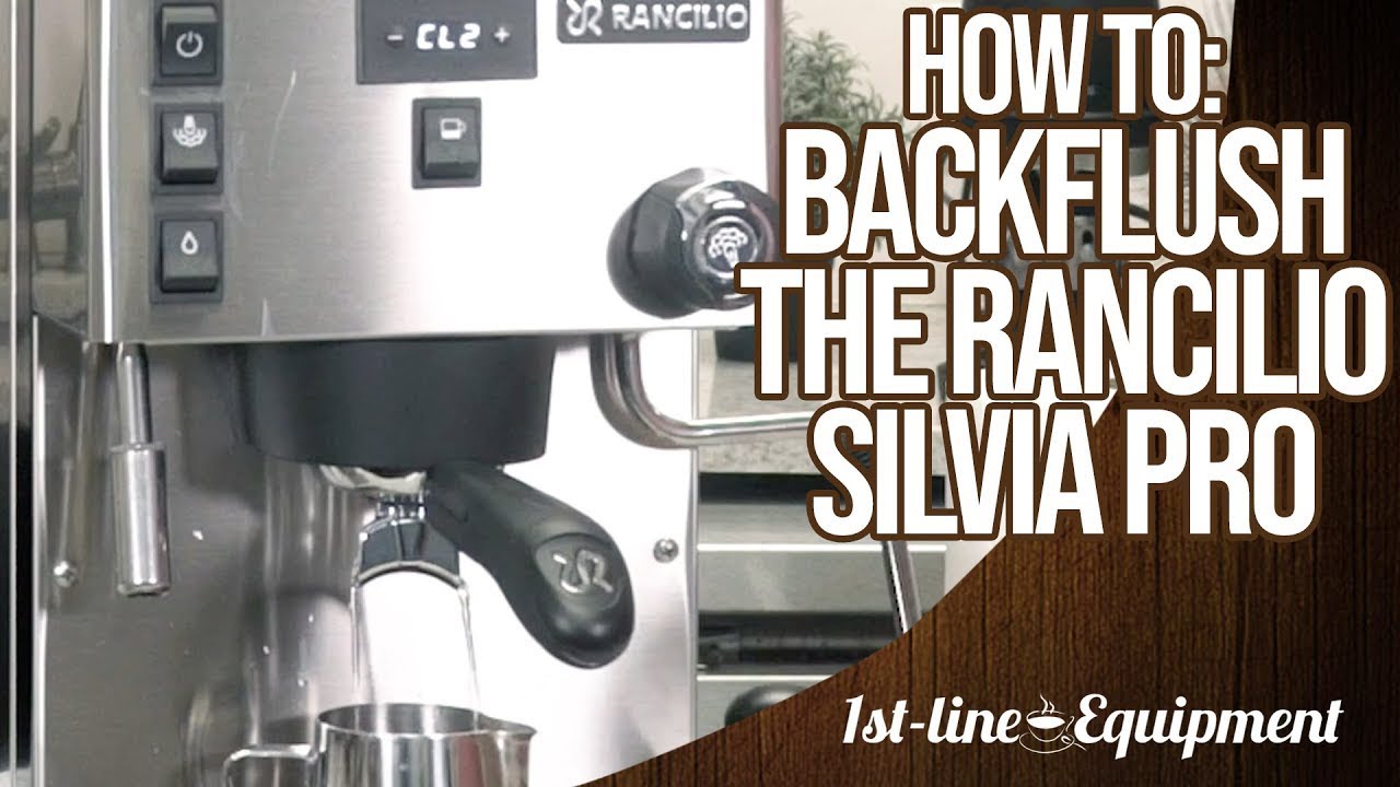 Как выполнить обратную промывку Rancilio Silvia Pro