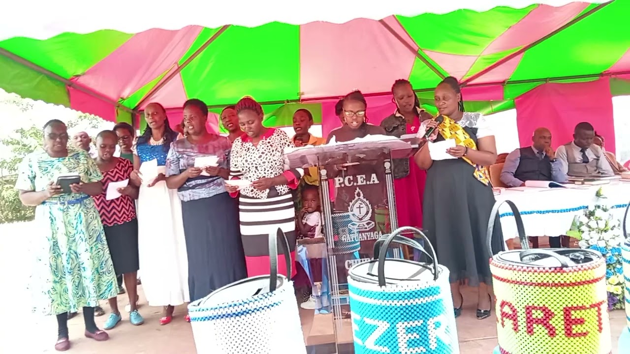 PCEA GATUANYAGA CHURCH NEW MONTH EBENEZER DISTRICT DAY.