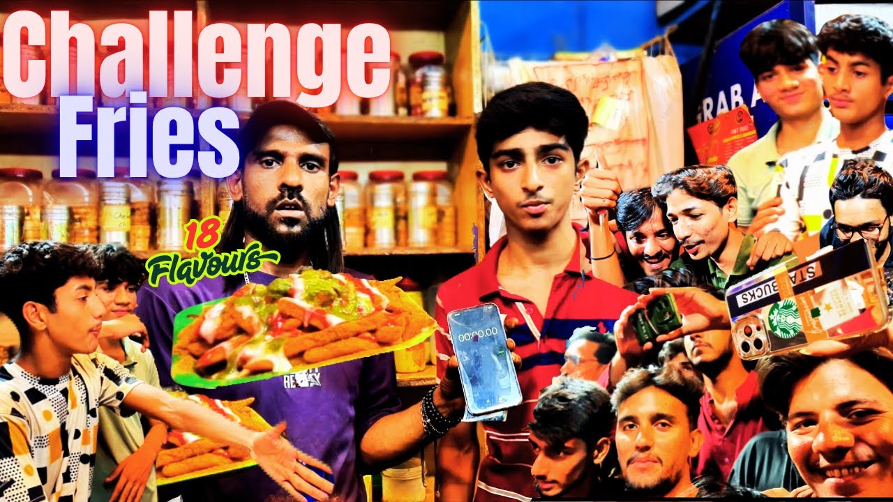 🔥 18 Flavours, One Mouth on Fire! Full Spicy Fries Challenge