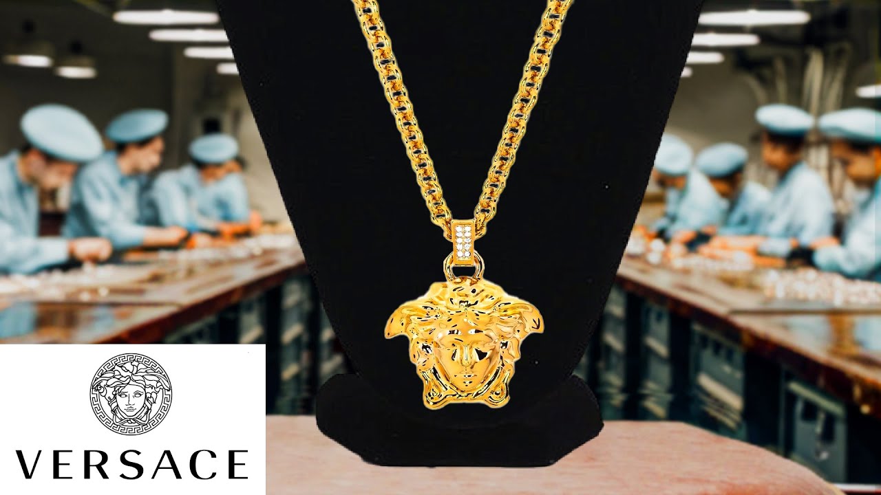 How Versace Medusa Pendant Necklace is made