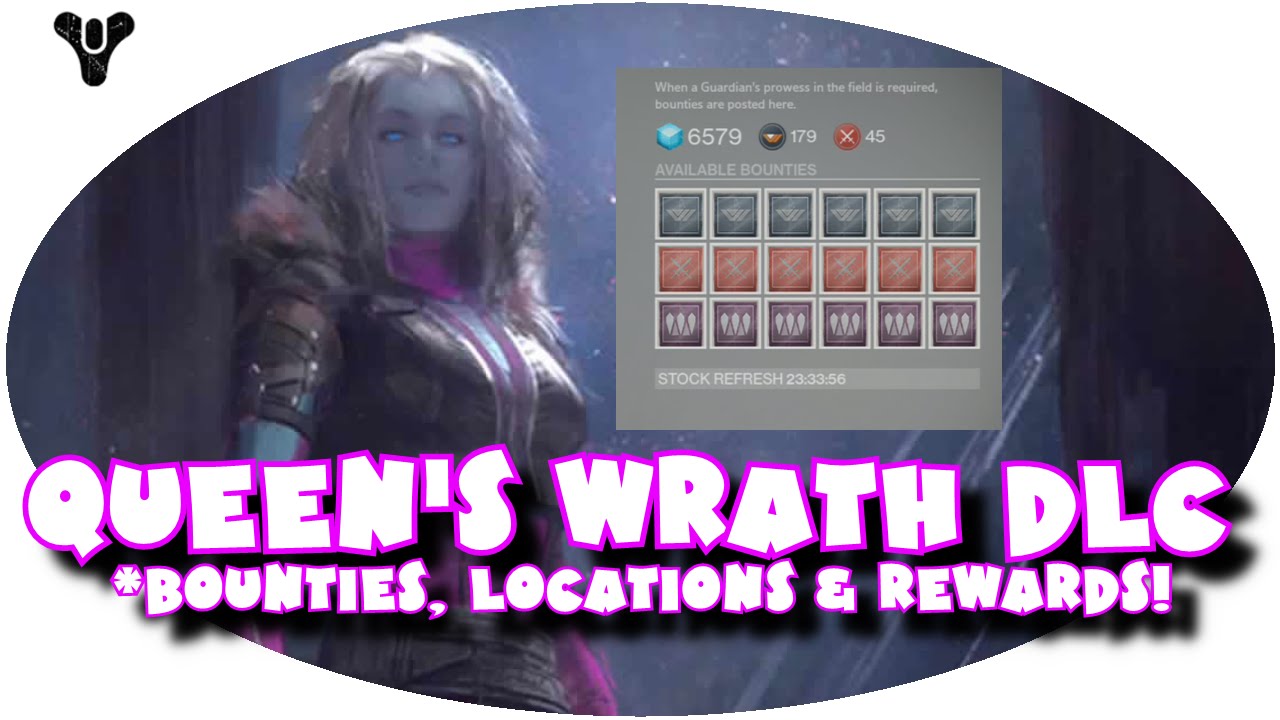 Destiny Queen's Wrath Event | Legendaries, Bounties & Locations!