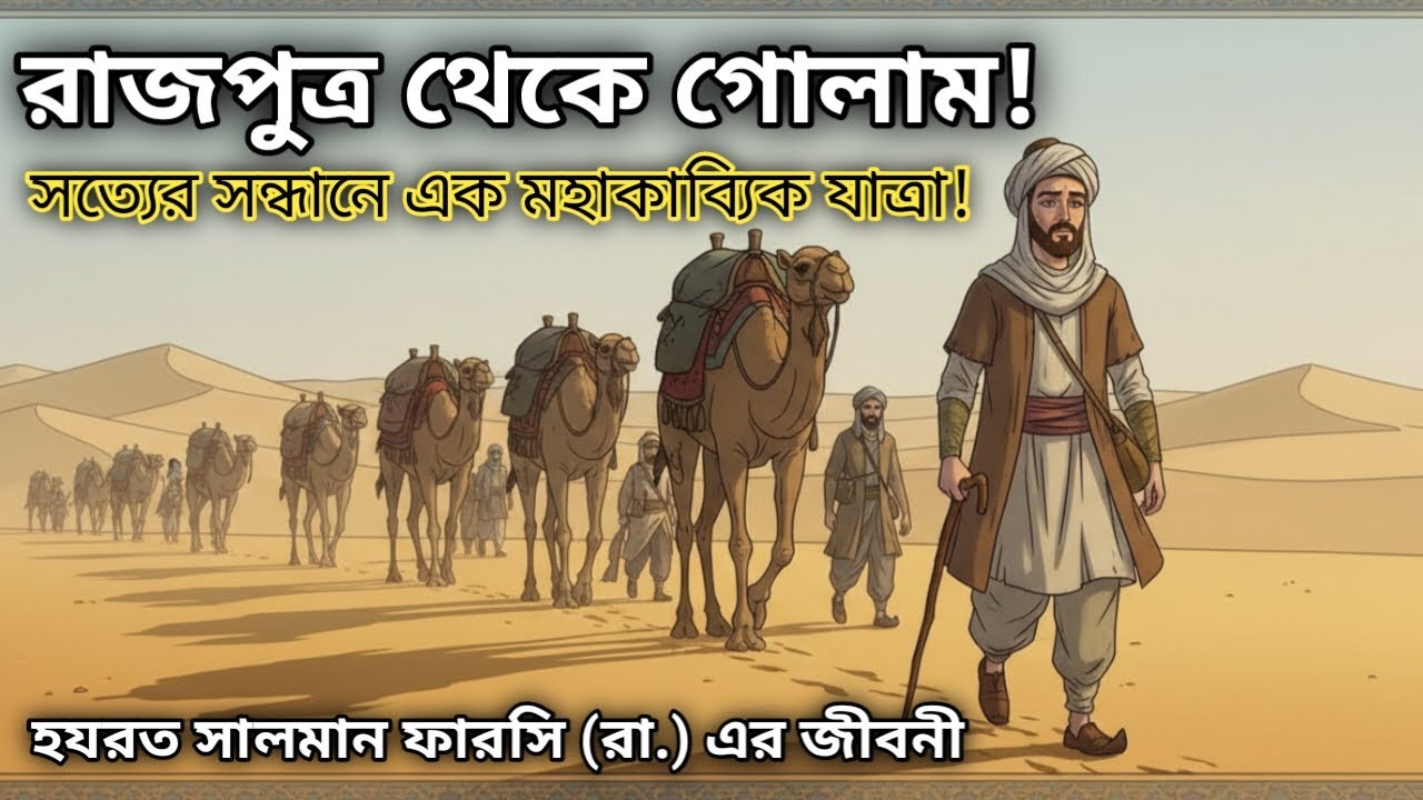 আগুনের পূজারী থেকে নবীজির কলিজার টুকরা: হযরত সালমান ফারসি (রা.)-এর জীবন কাহিনী।