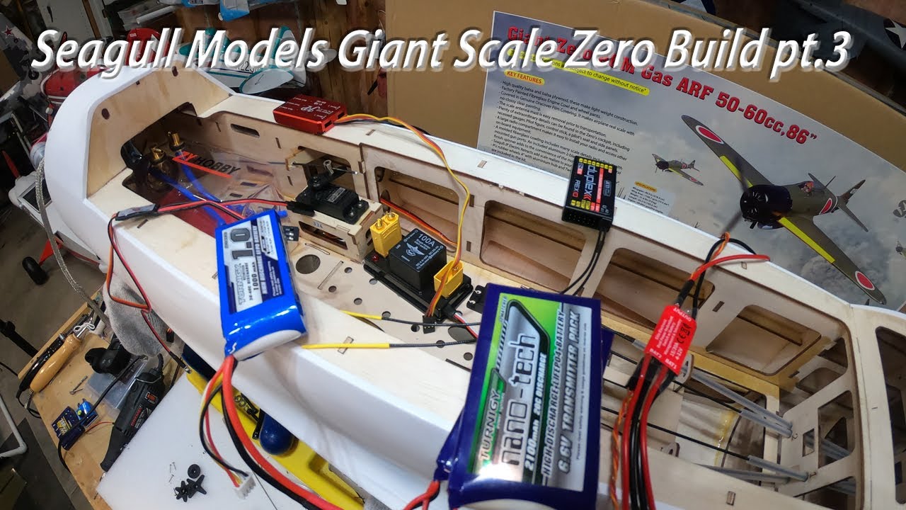 Seagull Models Giant Scale Zero Build pt.3 from Gator RC, Fuselage and Tail Assembly Tips and Tricks