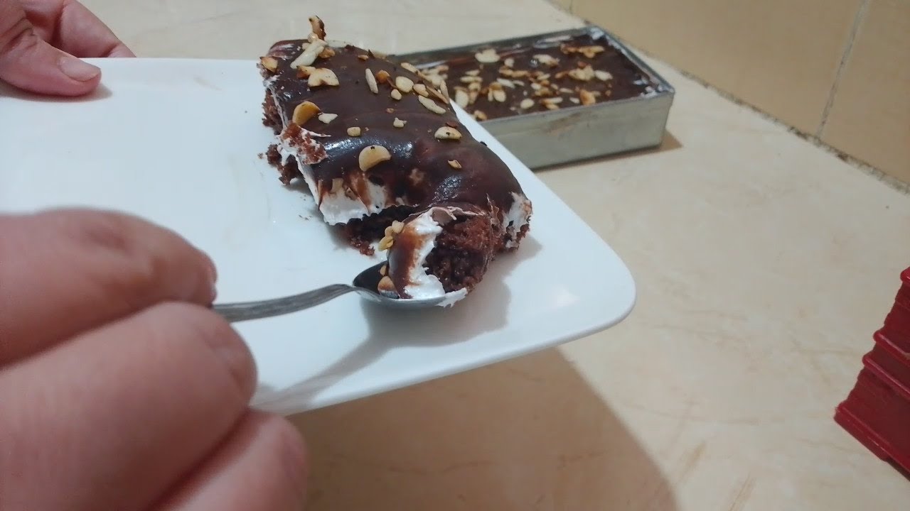 cake au chocolat avec un oeuf-كعكة شوكولاتة ببيضة واحدة فقط@oumdadou2016