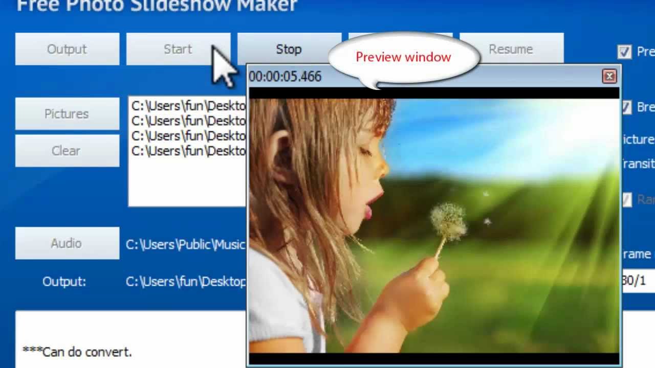 How to Make Slideshow with Music Using Free Slideshow Maker Software