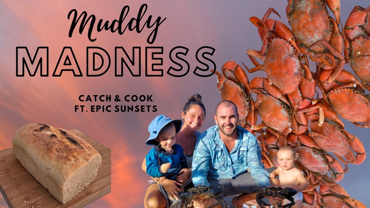 MUD CRAB MADNESS/Campfire cooking/Ft. EPIC sunsets - Episode 11 Travelling Australia with kids