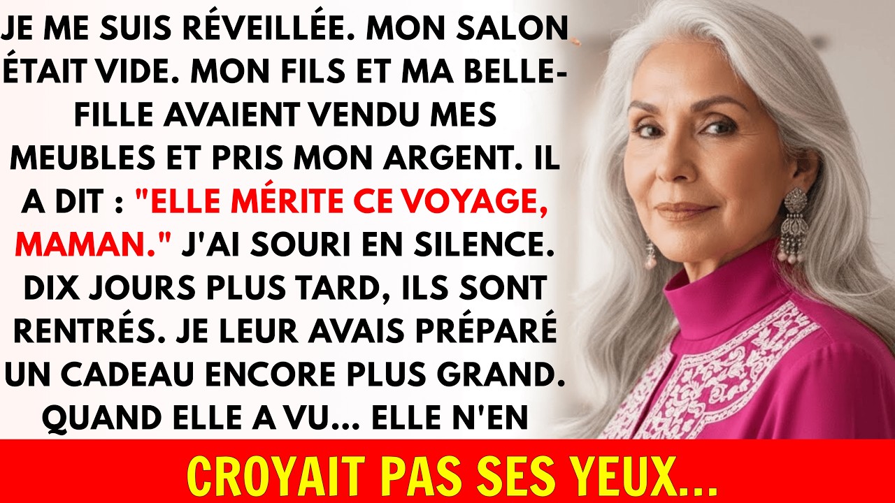 Mon Fils a Vidé Mon Appartement Pour Partir en Voyage avec Ma Belle-Fille… Alors Je Leur Ai Prépa...