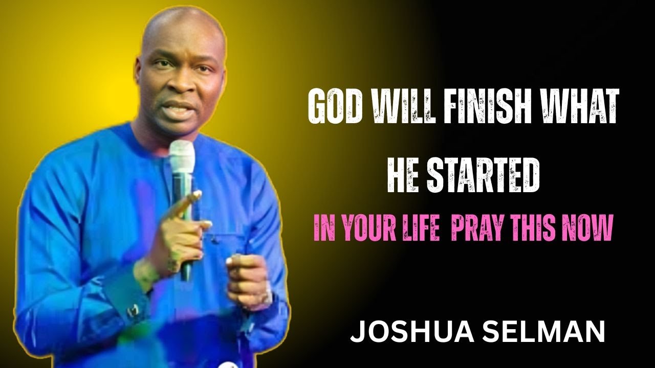God Will Finish What He Started in Your Life  Pray This Now \ Grace Power Motivation