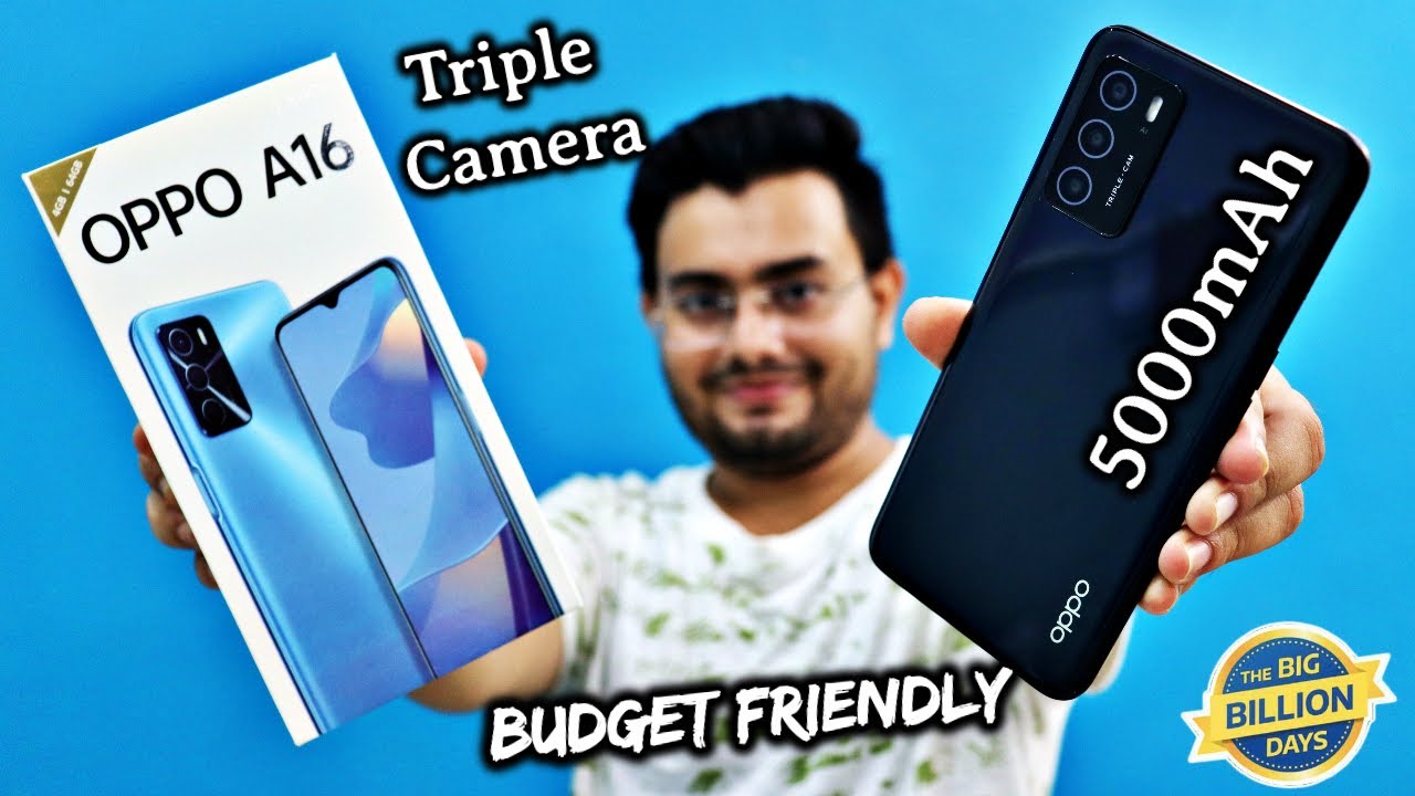 OPPO A16 Unboxing & Review 🔥 5000mAh 🔋 Helio G35 ⚡️ Eye Care Display 🥰  सस्ते में बेहतर फ़ोन