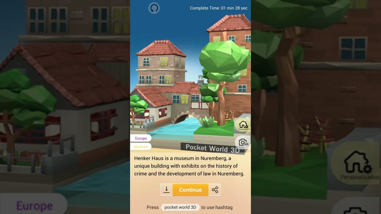 Pocket World 3D - Nuremberg, Germany II - Henker Haus