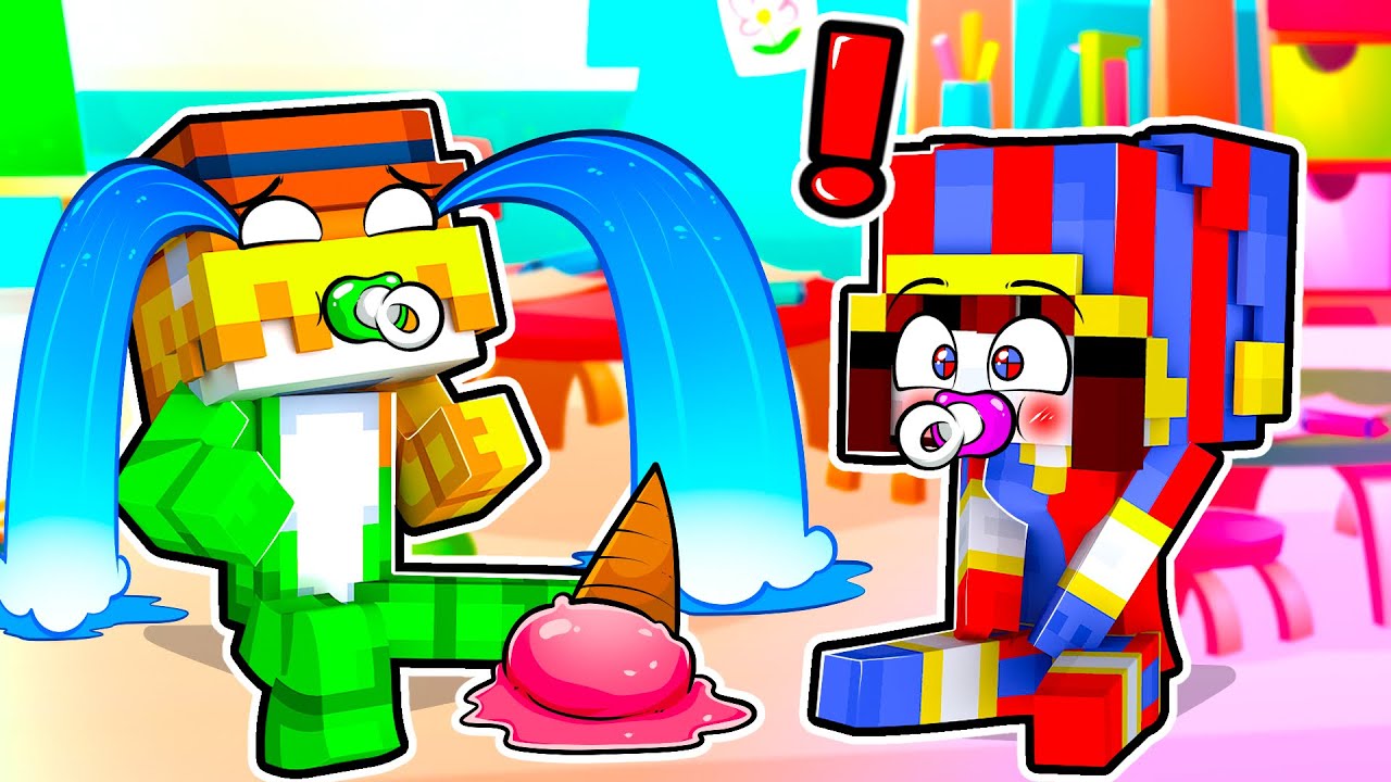 Pomni e Gummigoo viraram BEBÊS no Roblox