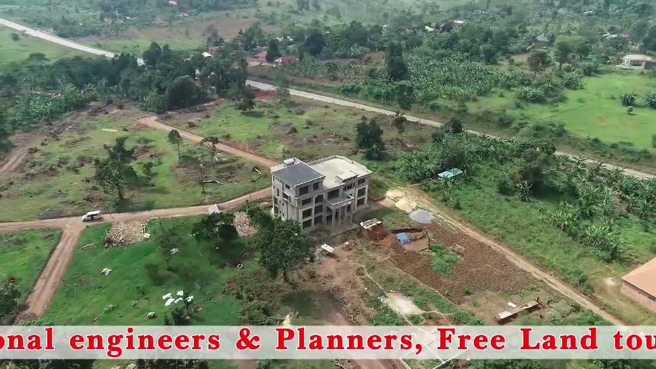 Available plots for sale along Hoima road with genuine land titles.