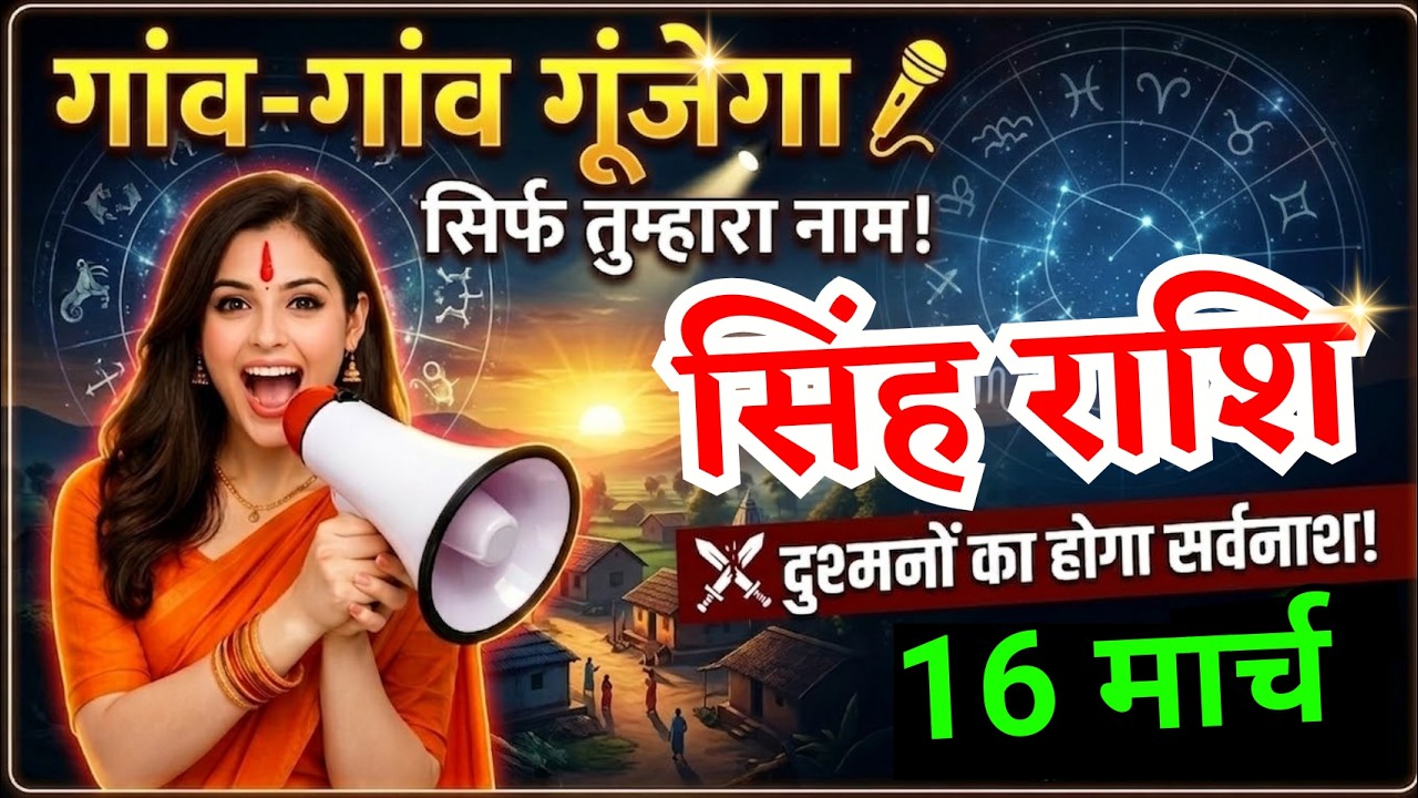 16 मार्च, सिंह राशि वालों गांव गांव में तुम्हारे नाम की चर्चा होगी, Singh Rashi Aaj Ka Rashifal