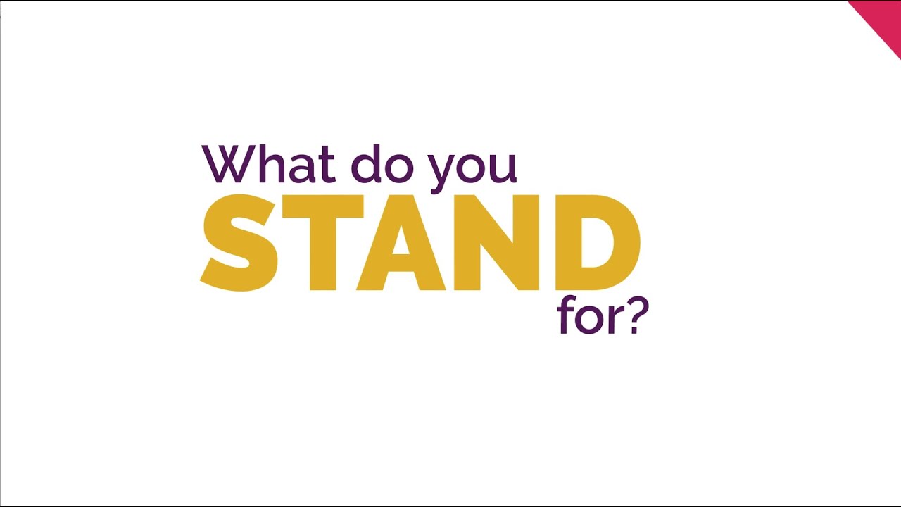 The Leader in Me: What Do You Stand For?