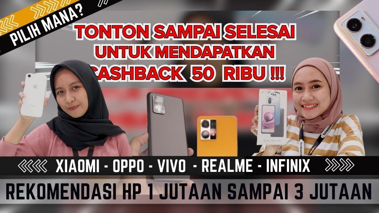 REKOMENDASI HP 1- 3 JUTAAN TERBAIK TERBARU 2022  & SMARTPHONE SECOND TERBAIK BULAN APRIL LEBARAN❗️❗️