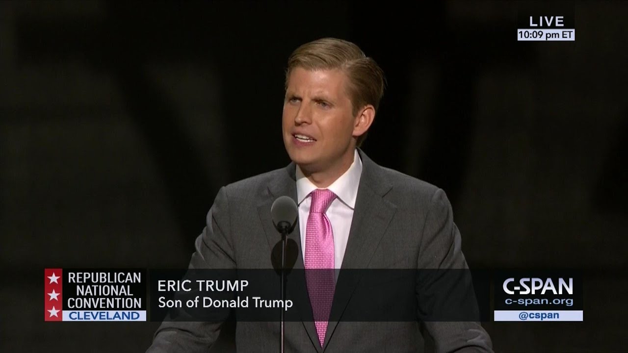 Eric Trump FULL REMARKS at GOP Convention (C-SPAN)