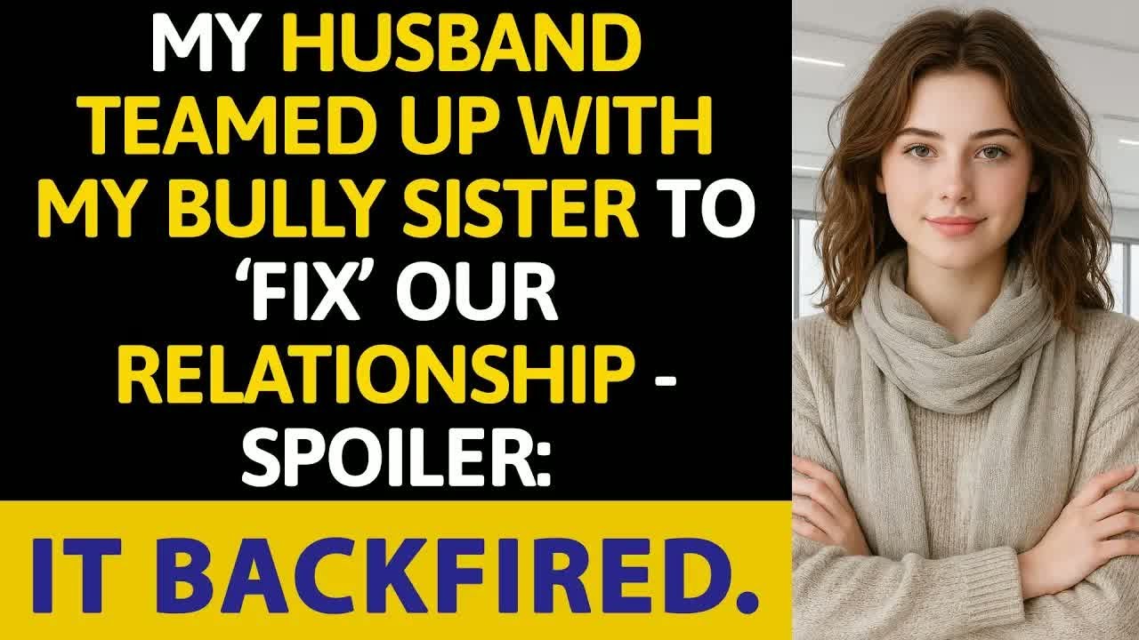 My Husband Teamed Up With My Bully Sister To ‘Fix’ Our Relationship — Spoiler： It Backfired