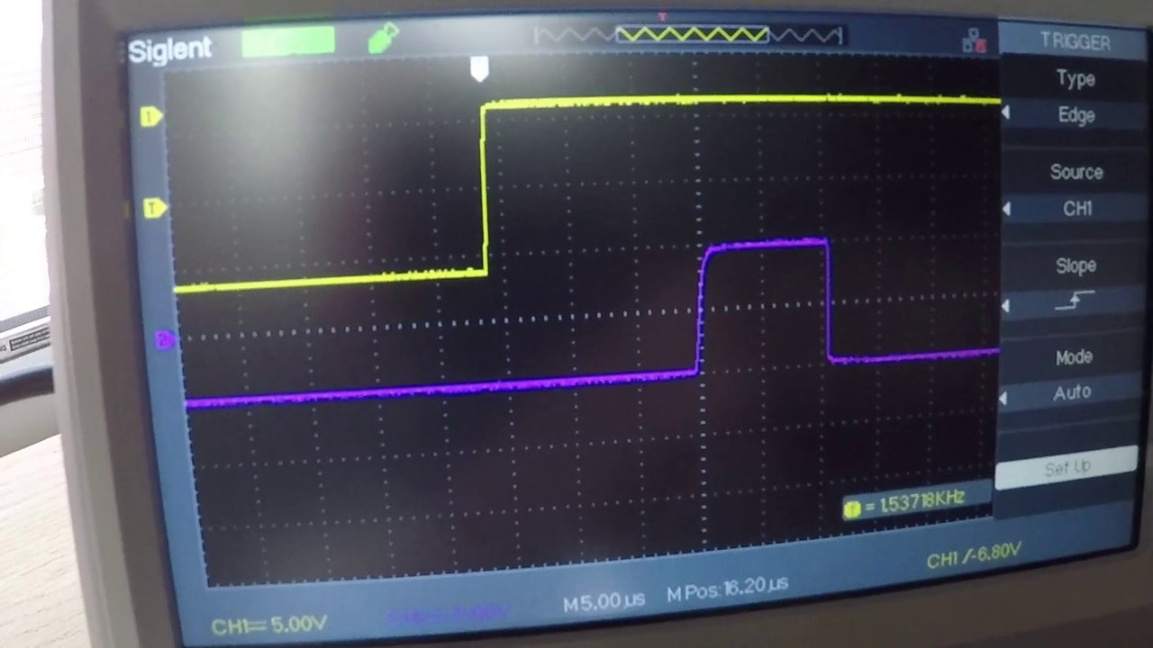 Mirage PI Calibration step#3 Setting Target Sample Pulse Delay and Width