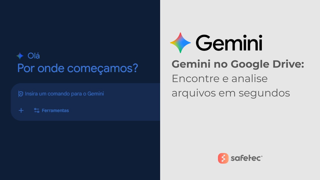 Gemini no Google Drive: Encontre e analise arquivos em segundos