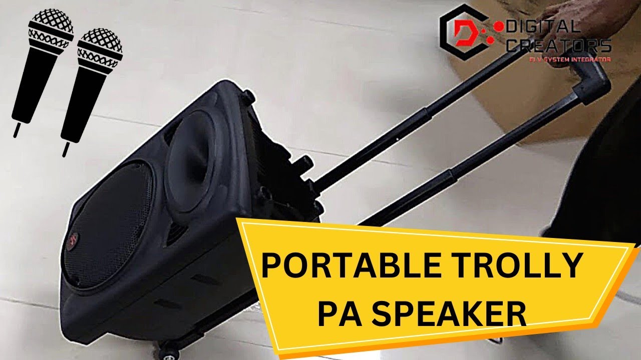 Aerons Portable Trolly PA Speaker Unboxing I Digital Creators India
